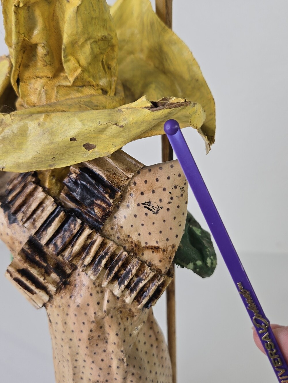 VTG Mexican‎ Folk Art Paper Mache Figurine Viejito Old Man Peasant Handmade 12" - Picture 11 of 17